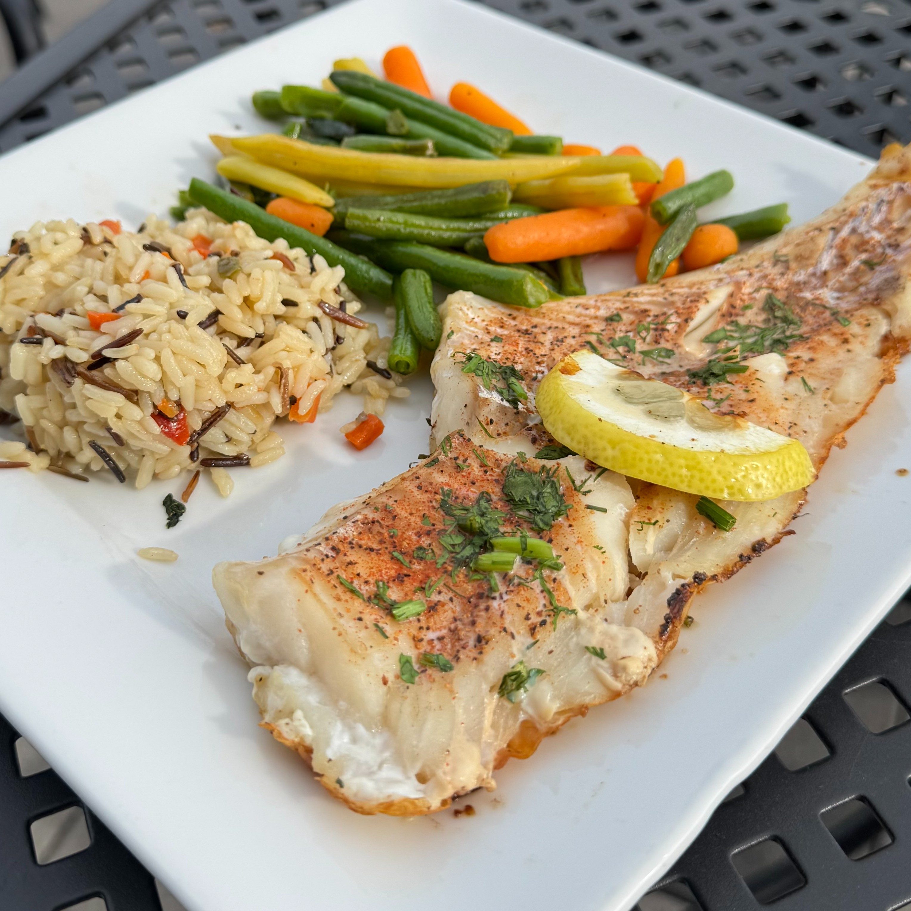 Seared Haddock.