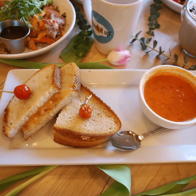 Grilled Cheese & Tomato Bisque.