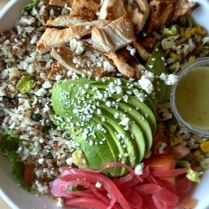 Chicken Burrito Bowl.