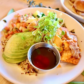 Hot Honey Salmon Bowl