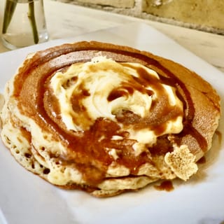 Single Cinnamon Roll Pancake