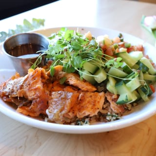 Hot Honey Salmon Bowl